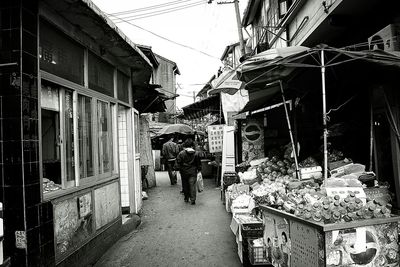 Alley in city