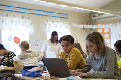 Children in classroom