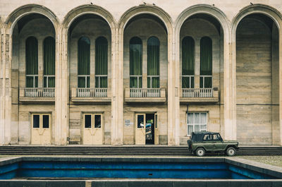 View of old building in city