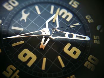 Close-up of clock