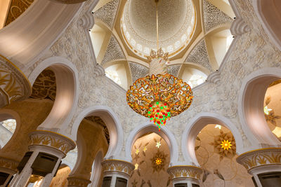 Low angle view of dome of building