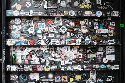 Full frame shot of objects