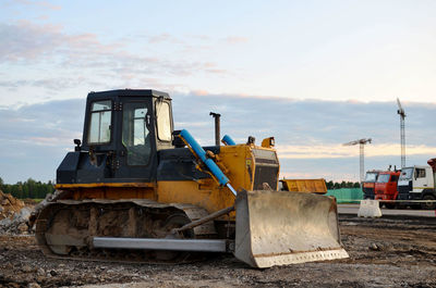 View of construction site against sky