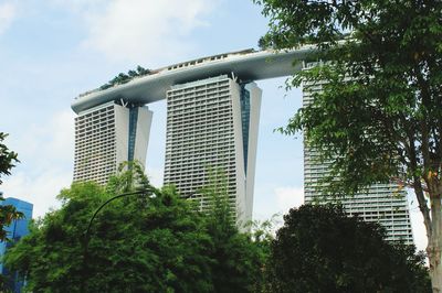 Low angle view of building against sky