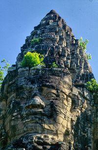 Low angle view of old ruin