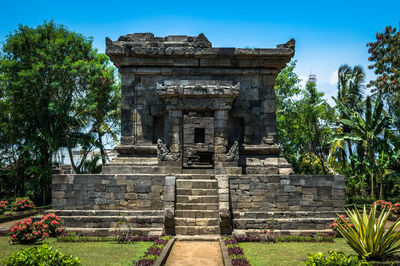 Low angle view of historical building against sky