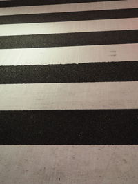 Full frame shot of zebra crossing