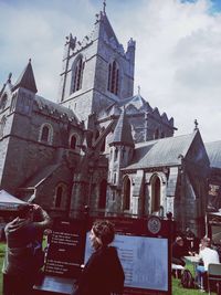 Low angle view of cathedral against sky