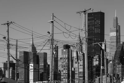 Low angle view of buildings against sky