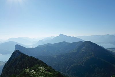 Scenic view of mountains