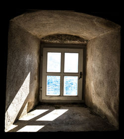 Window in abandoned building