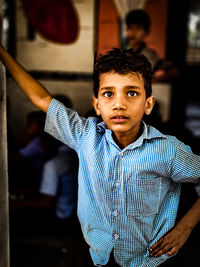 A boy with innocent face can tell you how good school days are.