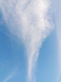 Low angle view of blue sky