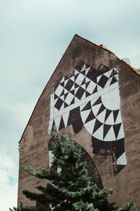 Low angle view of building against sky