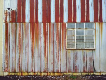 Full frame shot of rusty wall