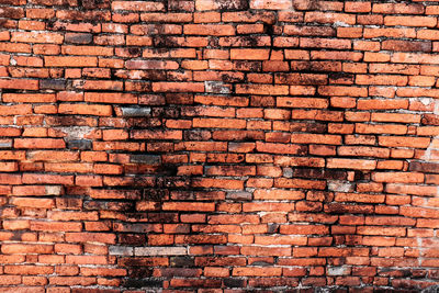 Full frame shot of brick wall