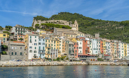 Scenery around porto venere, a town at a coastal area in the province of la spezia