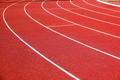 Full frame shot of running track