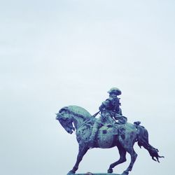 Low angle view of statue