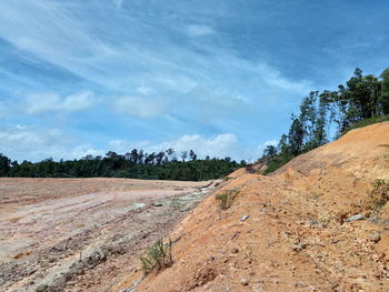 Scenic view of landscape against sky