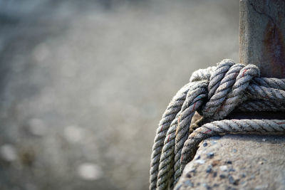 Close-up of ropes