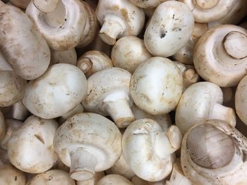 Full frame shot of eggs in market