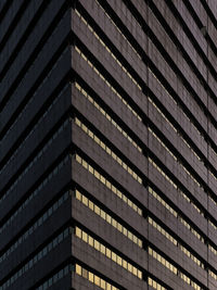 Low angle view of building at night