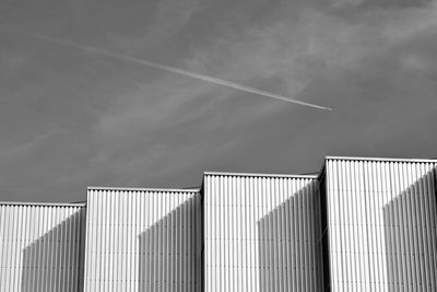 Low angle view of building against sky