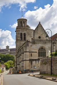 Historic building against sky in city