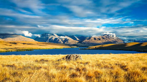 Snow capped, mountains, snow, landscape, nature, 