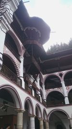 Low angle view of historical building against sky