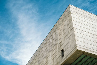 Low angle view of building against sky