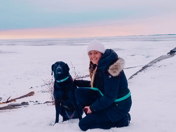 Just a girl and her dog