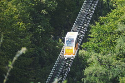 Train on bridge