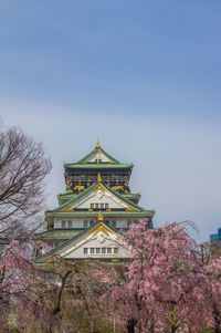 Low angle view of a temple