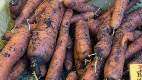 Close-up of vegetables in market