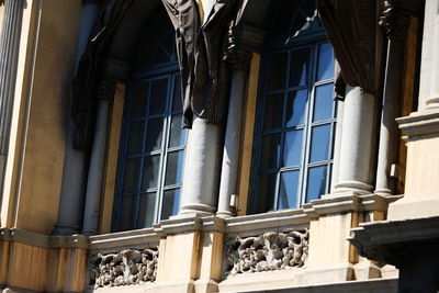 Architectural detail of historic building