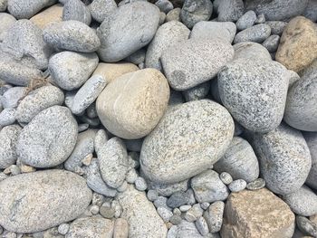 Full frame shot of pebbles