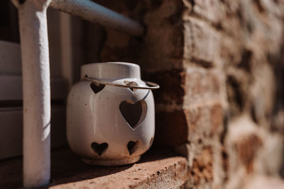 Close-up of coffee cup