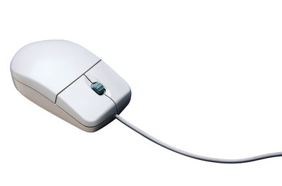 Close-up of electric lamp against white background
