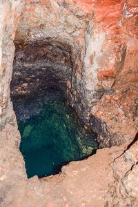 Close-up of rock formation