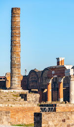 Old ruin building against sky