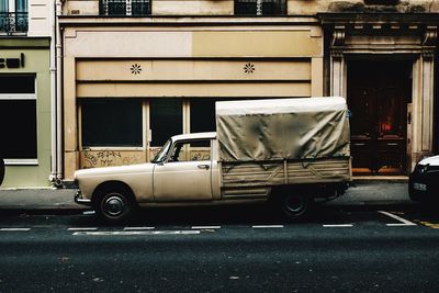 Cars on street