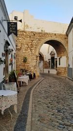 Street amidst buildings in city