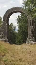 Low angle view of historical building