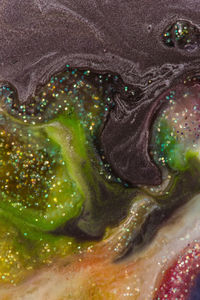 Full frame shot of banana in water