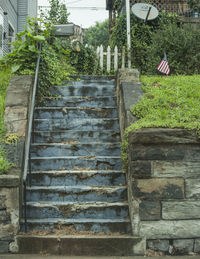 Staircase by building