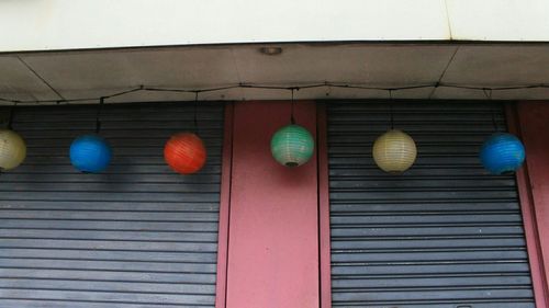 Close-up of red colored wall