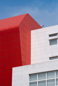 Low angle view of building against sky