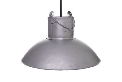 Close-up of electric lamp against white background